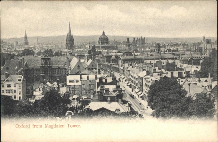 Oxford Oxfordshire Magdalen Tower