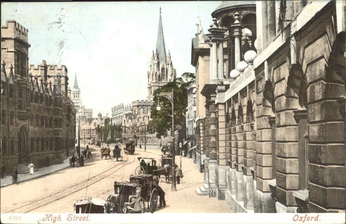 Oxford Oxfordshire High Street Kutsche