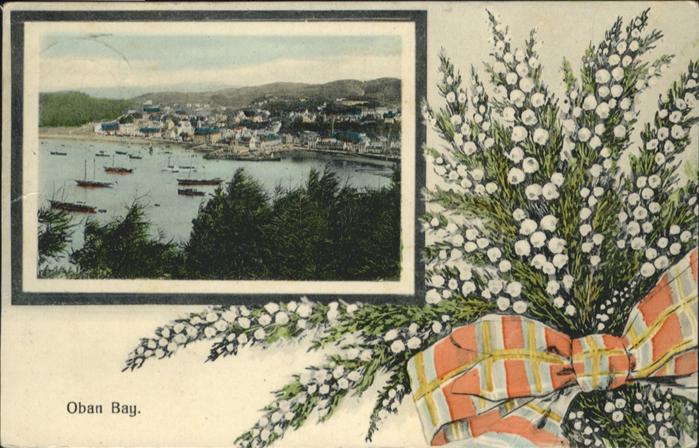 Oban Bay Schiff Blumen