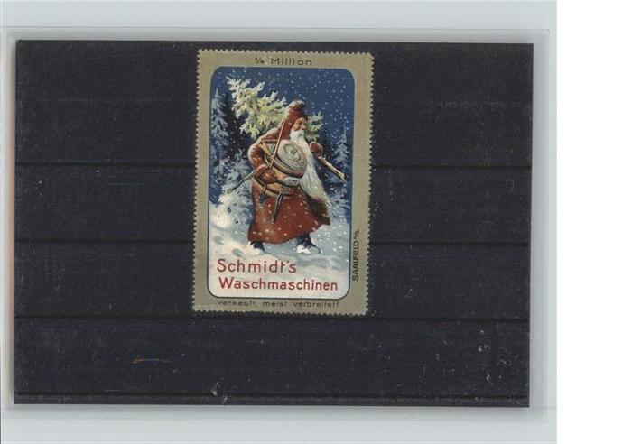 Weihnachtsmann Nikolaus Schmidts Waschmaschinen