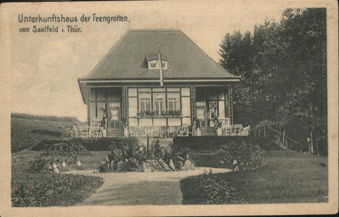 Saalfeld Saale Unterkunftshaus Feengrotte