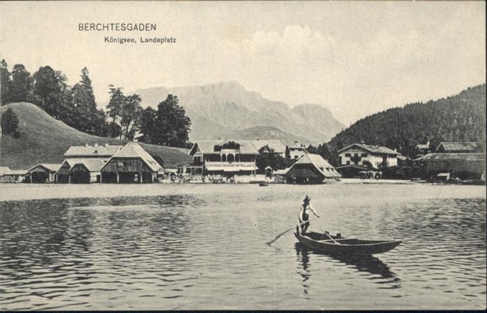 BERCHTESGADEN Bayern Koenigsee Landeplatz