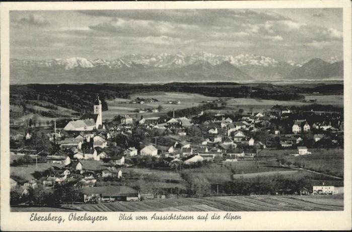 Ebersberg Oberbayern Alpen