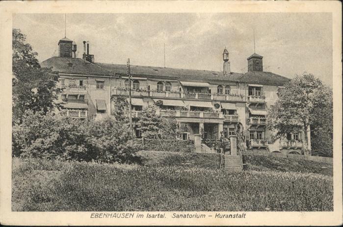 Ebenhausen Isartal Sanatorium Kuranstalt