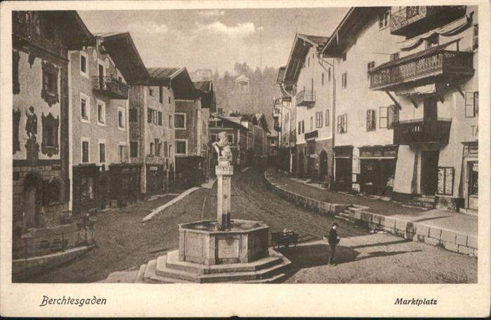 BERCHTESGADEN Bayern Marktplatz