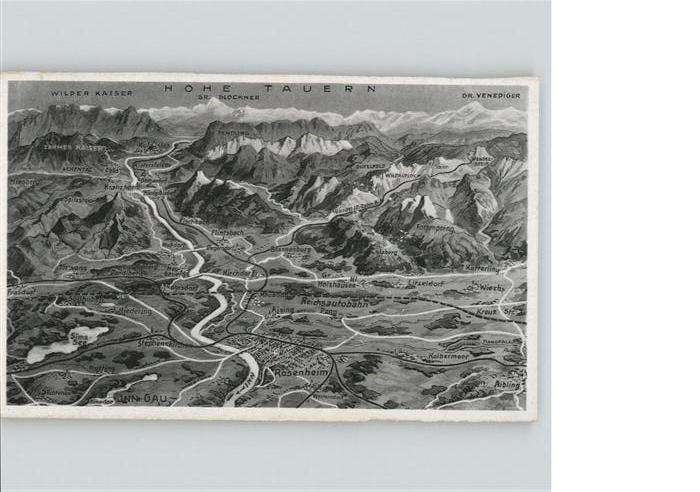 Rosenheim Bayern Panorama Hohe Tauern