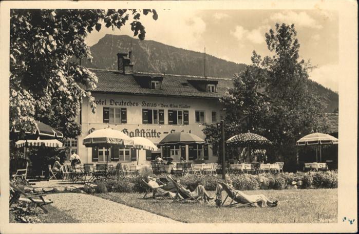 Bayrischzell Hotel Cafe Gaststätte Deutsches Haus
