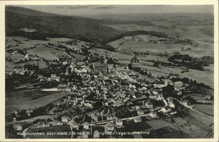 Waldkirchen Niederbayern Fliegeraufnahme