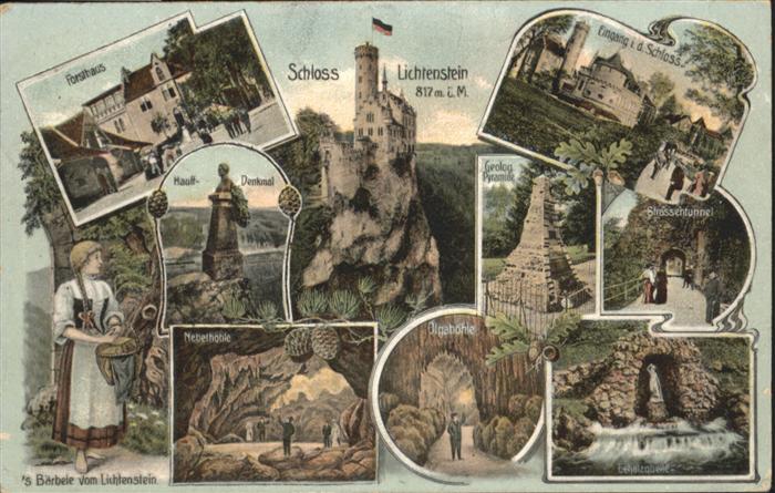 Lichtenstein Wuerttemberg Schloss Lichtenstein Bärbele