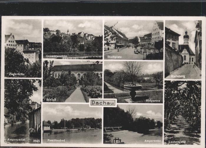 Dachau Schloß
Stadtplatz
Hofgarten
Amper