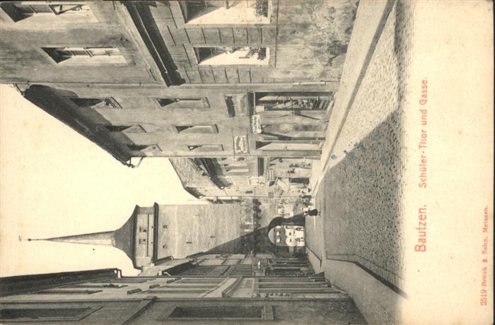 Bautzen Sachsen Schueler Thor Gasse