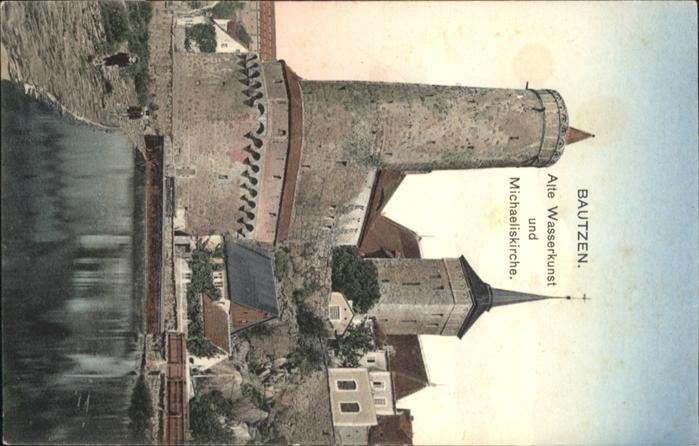 Bautzen Sachsen Alte Wasserkunst Michaelis Kirche