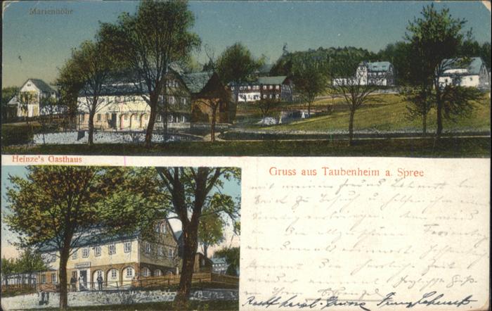 Taubenheim Spree Heinzes Gasthaus