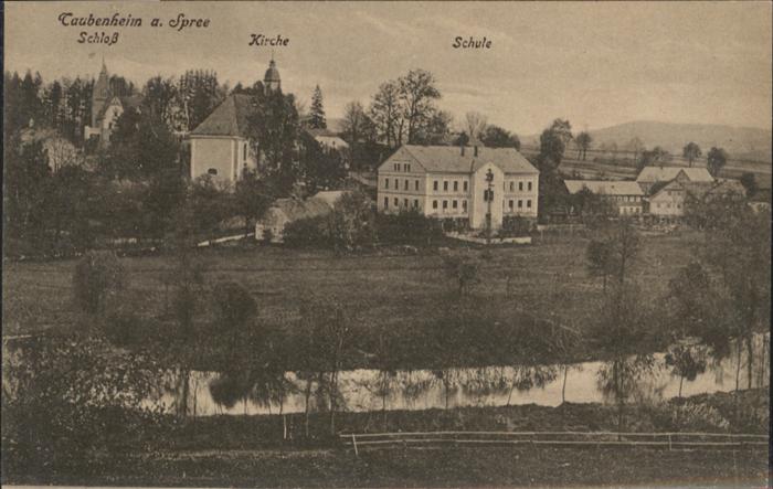 Taubenheim Spree Kirche Schule