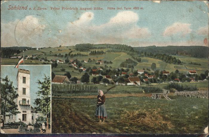 Sohland Spree Prinz Friedrich August Höhe Turm