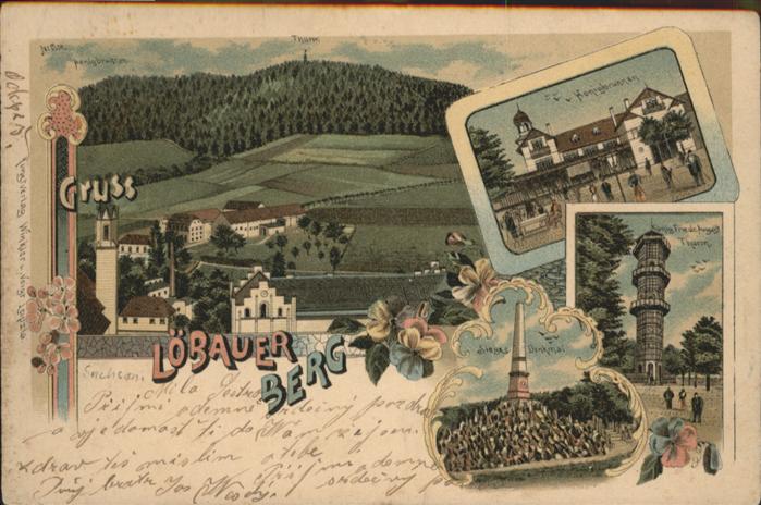 Loebau Sachsen Löbau Honigbrunnen Sieges Denkmal