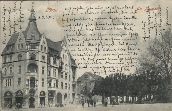 Loebau Sachsen Löbau Neumarkt