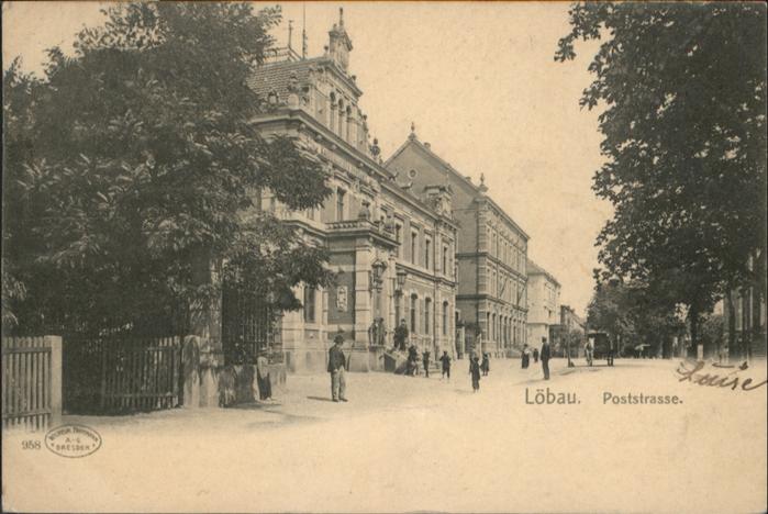 Loebau Sachsen Löbau Poststrasse