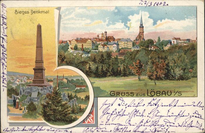 Loebau Sachsen Löbau Sieges Denkmal