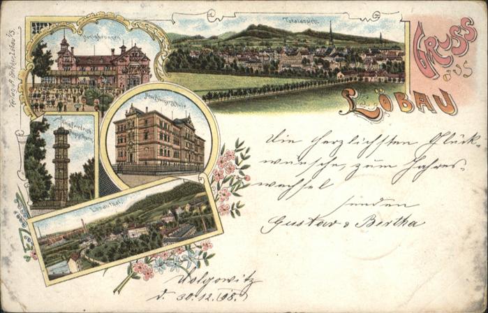 Loebau Sachsen Löbau Honigbrunnen Bürgerschule Friedri