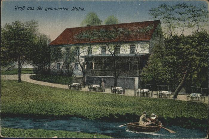 Loebau Sachsen Löbau [Stempelabschlag] Mühle Boot x