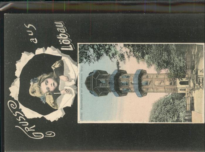 Loebau Sachsen Löbau Aussichtsturm Löbauer Berg Kind *