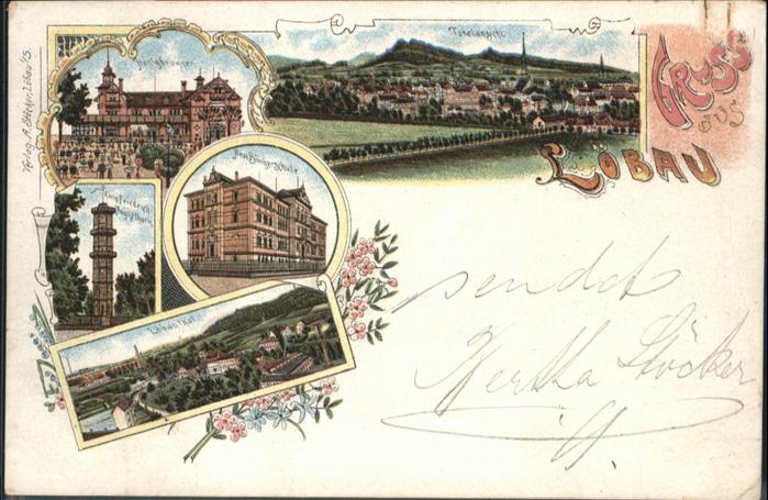 Loebau Sachsen Löbau Bürgerschule Honigbrunnen Friedri