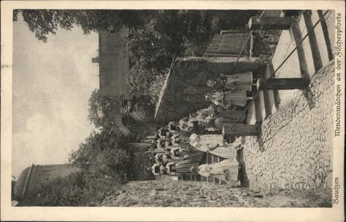 Bautzen Sachsen Wendenmaedchen Fischerpforte