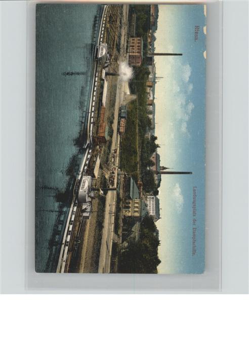 Riesa Sachsen Riesa Landungsplatz Dampfschiff