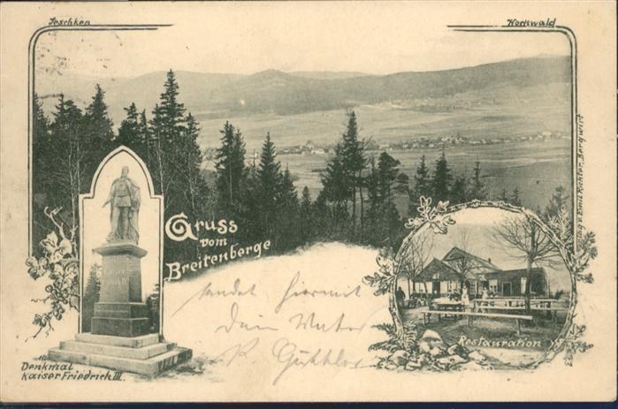 Grossschoenau Sachsen enkmal Kaiser Friedrich Restauration