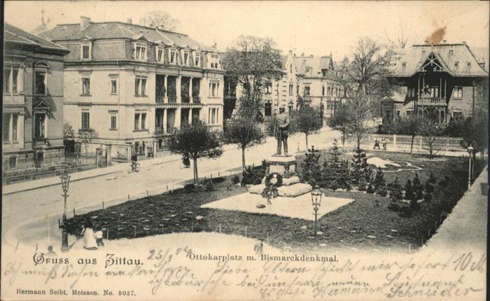 Zittau Ottokarplatz Bismarckdenkmal
