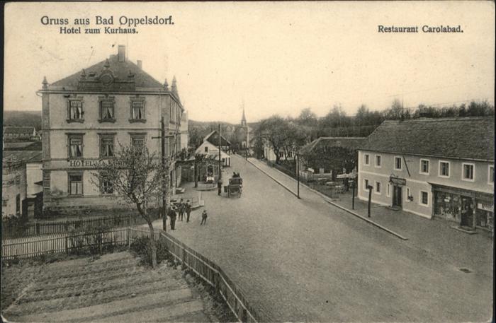 Bad Oppelsdorf Opolno Zdroj Bad_Oppelsdorf Hotel zum Kurhaus Restau