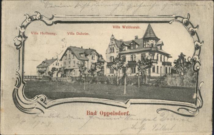 Bad Oppelsdorf Opolno Zdroj Bad_Oppelsdorf Villa Hoffnung Villa Dah