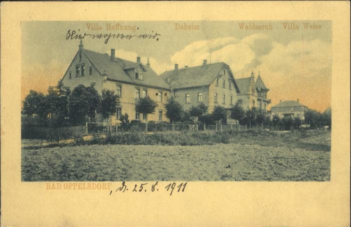 Bad Oppelsdorf Opolno Zdroj Bad_Oppelsdorf Villa Hoffnung Villa Dah