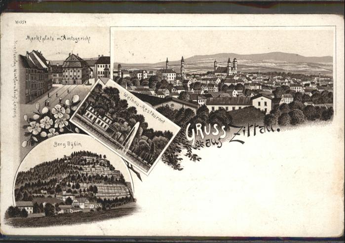 Zittau Marktplatz Amtsgericht Weinau Restauran