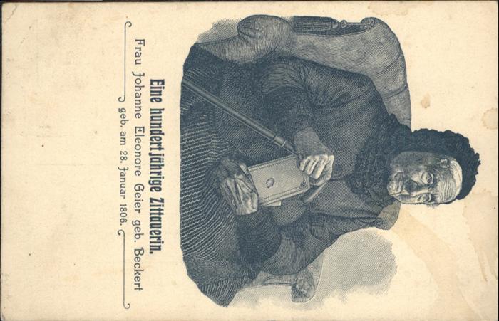 Zittau Hunderjährige Zittauerin