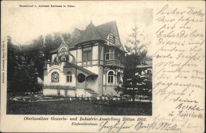 Zittau Oberlausitzer Gewerbeausstellung Einfam