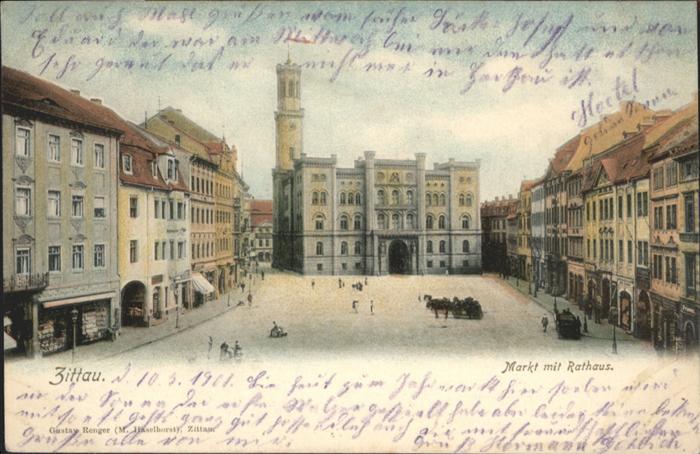 Zittau Markt Rathaus