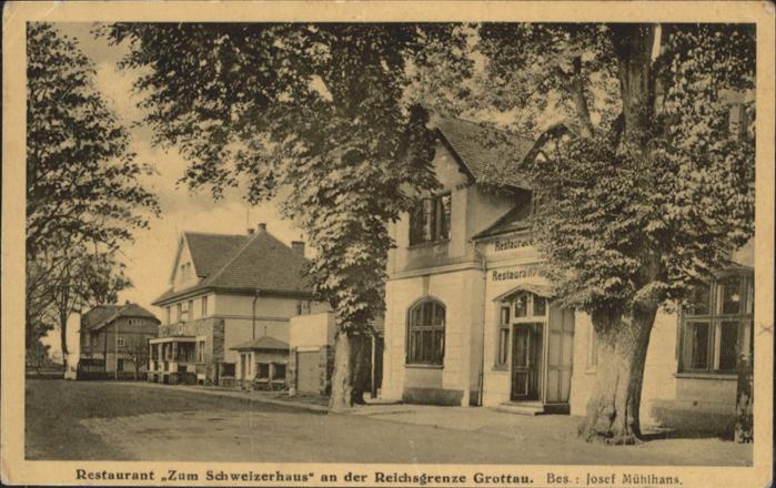 Grottau Restaurant zum Schweizerhaus Reichsgren