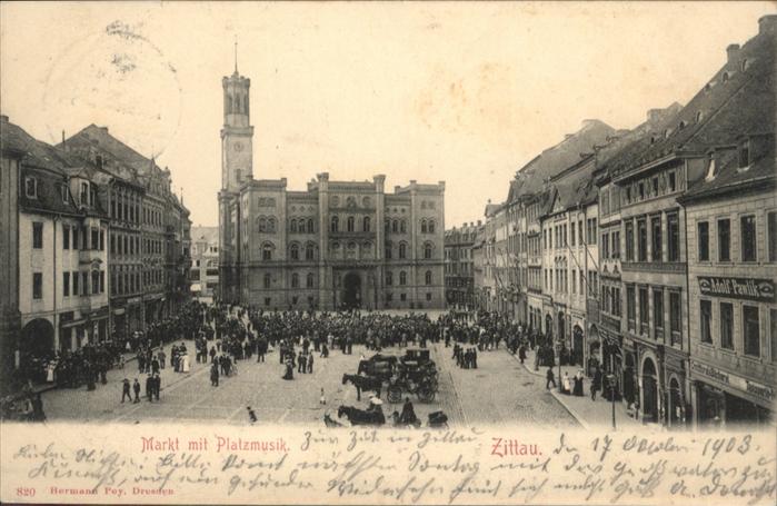 Zittau Markt Platzmusik