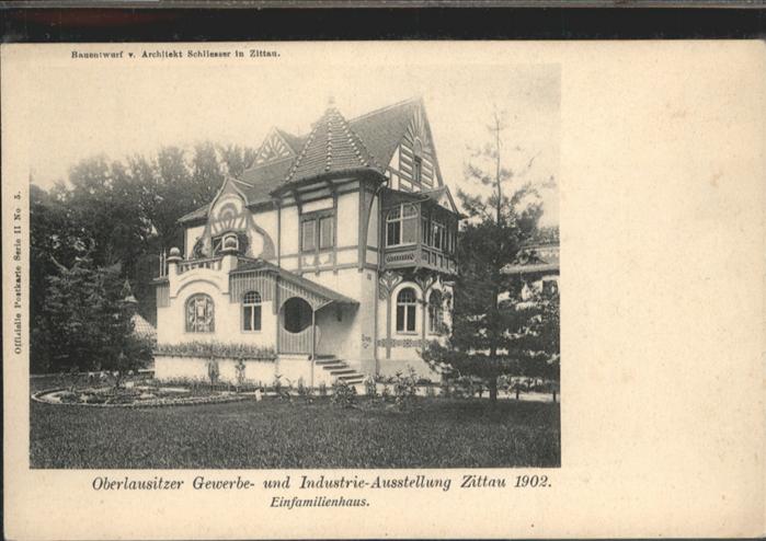 Zittau Oberlausitzer Gewerbeausstellung Einfam
