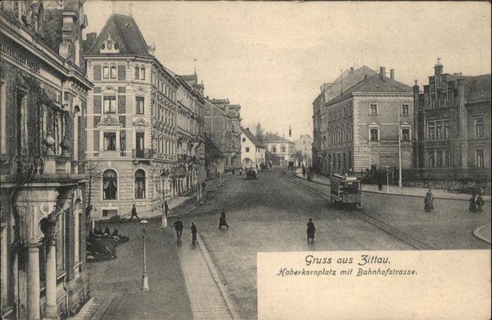 Zittau Haberkornplatz Bahnhofstrasse Strassenb