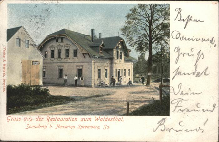 Neusalza-Spremberg Sonneberg Restauration zum Waldesthal