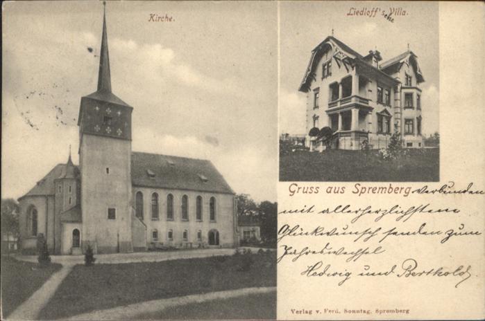 Neusalza-Spremberg Kirche Liedloff Villa