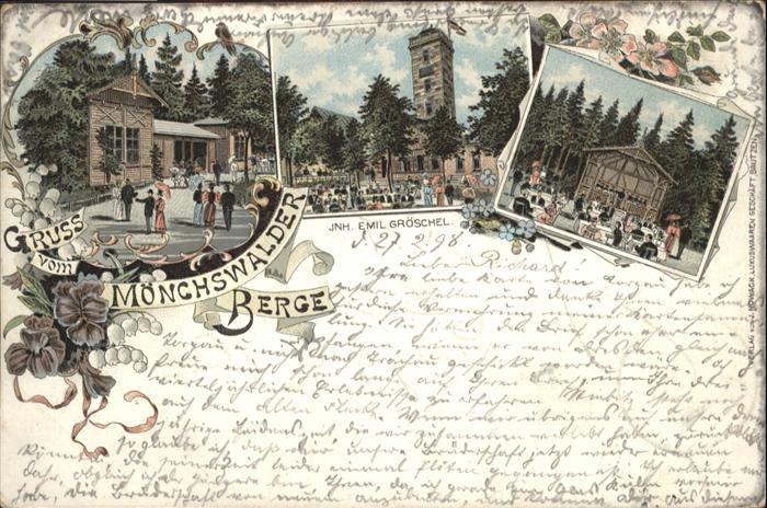 Grosspostwitz [Stempelabschlag] Mönchwalder Berge