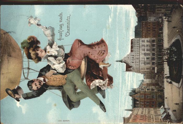 Chemnitz Ballon Frau Mann