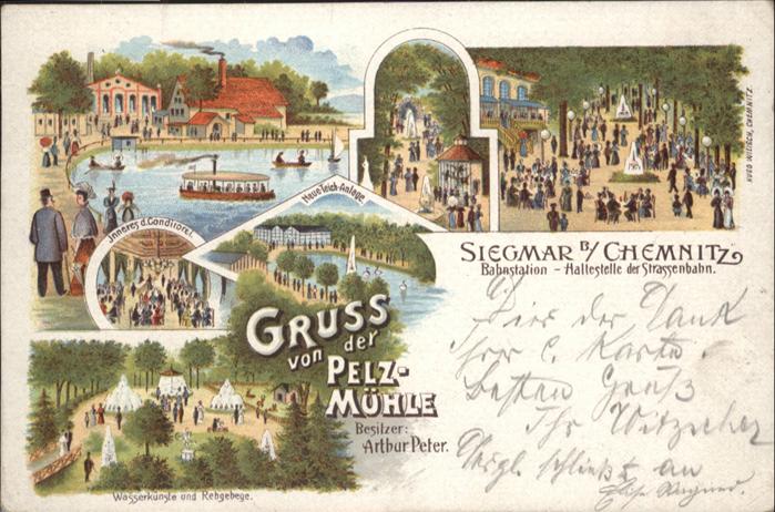 Siegmar-Schoenau eich Wasserkünste Rehgehege Schiff x