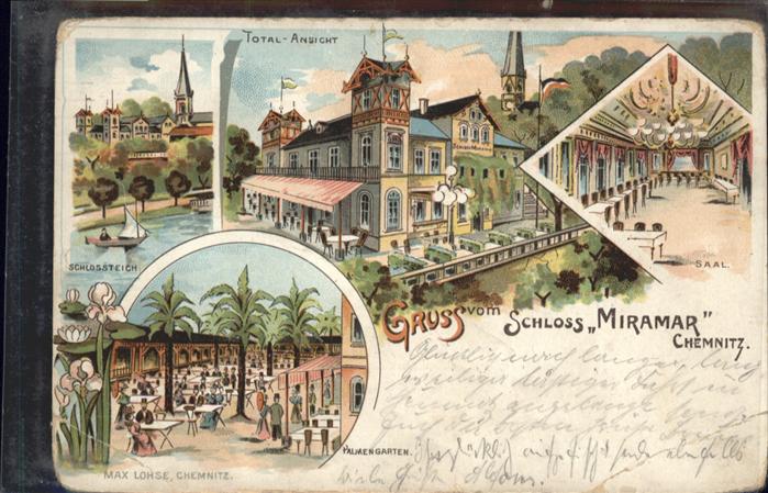 Chemnitz Schloss Miramar Schlossteich