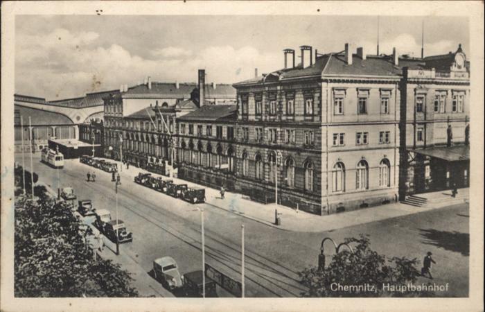 CHEMNITZ Sachsen Hauptbahnhof Strassenbahn