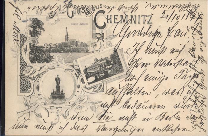 Chemnitz Saxonia Brunnen Markthalle